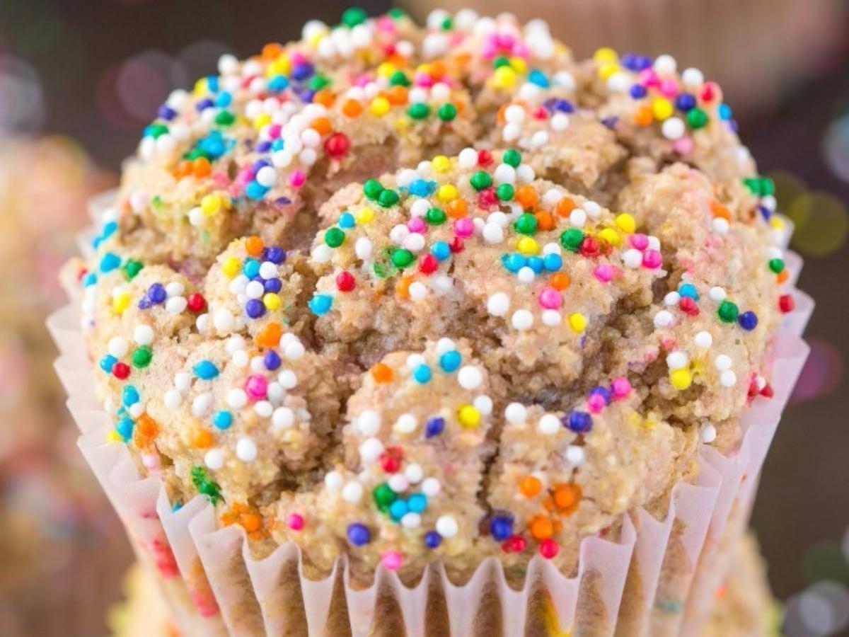 Vegan Gluten Free Funfetti Muffins Healthy Recipe