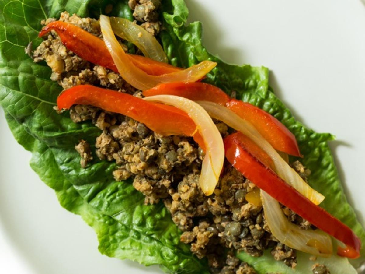 Vegan Lentil Lettuce Wraps Healthy Recipe