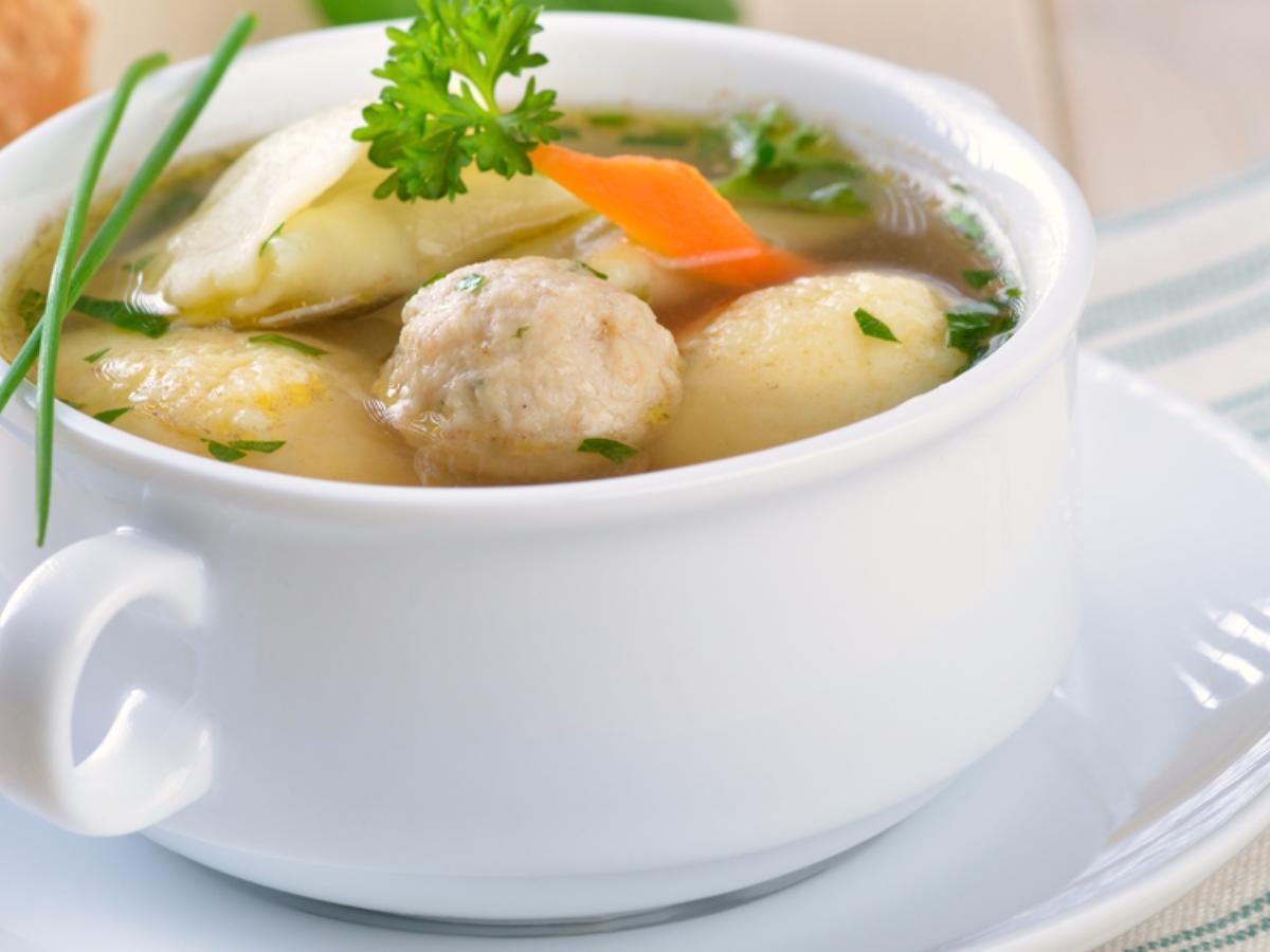 Vegan Vegetable and Dumpling Soup Healthy Recipe
