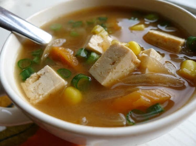 Vegetable Miso Soup Healthy Recipe