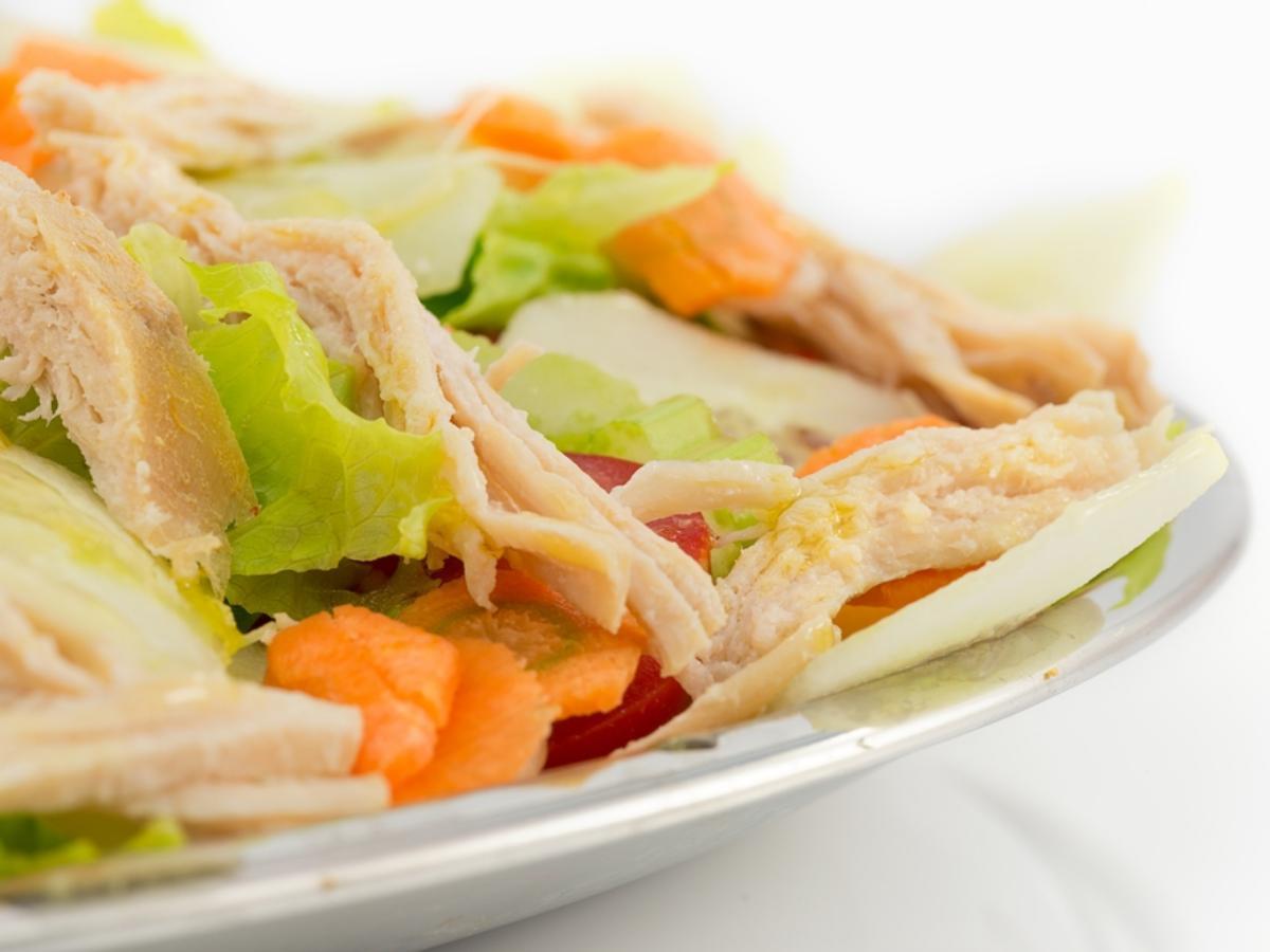 Veggie & chicken salad Healthy Recipe