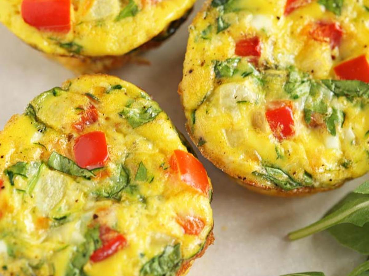 Veggie Egg White Muffins Healthy Recipe