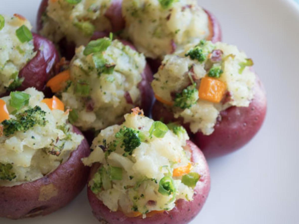 Veggie Twice Baked Potatoes Healthy Recipe