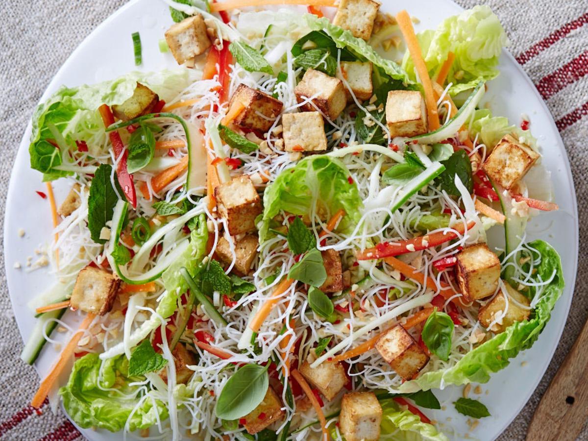 Vietnamese Tofu and Noodle Salad Healthy Recipe