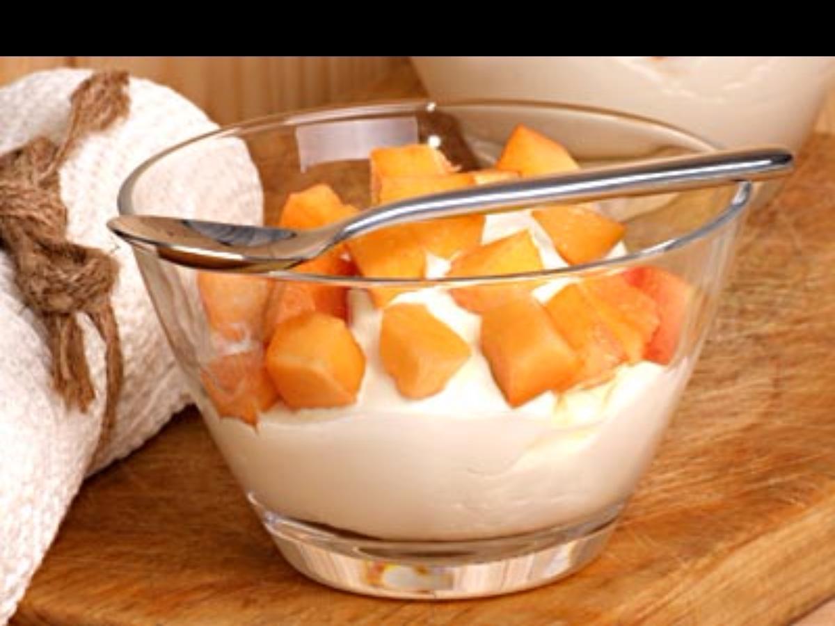 Yogurt & Cantaloupe Healthy Recipe
