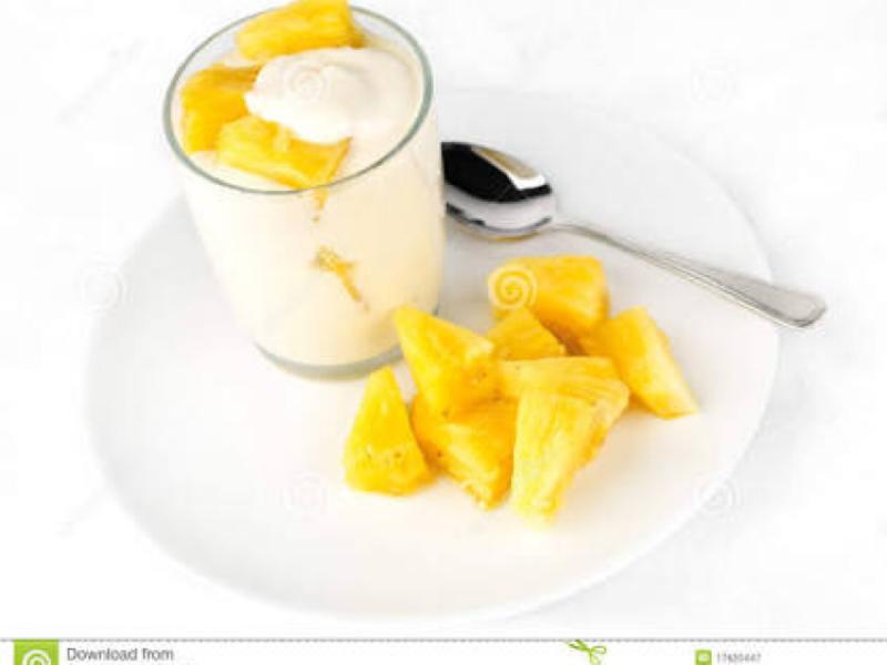 Yogurt & Pineapple Healthy Recipe
