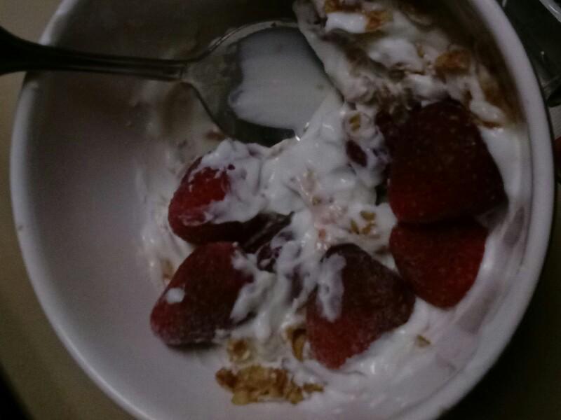 Yogurt with Grape-nut Cereal and Honey Healthy Recipe