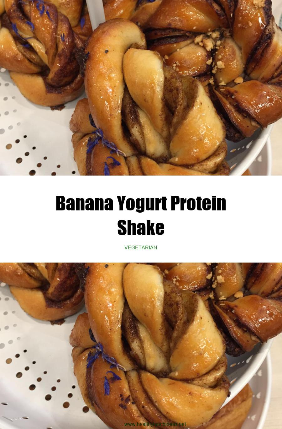 Healthy Recipes: Banana Yogurt Protein Shake Recipe