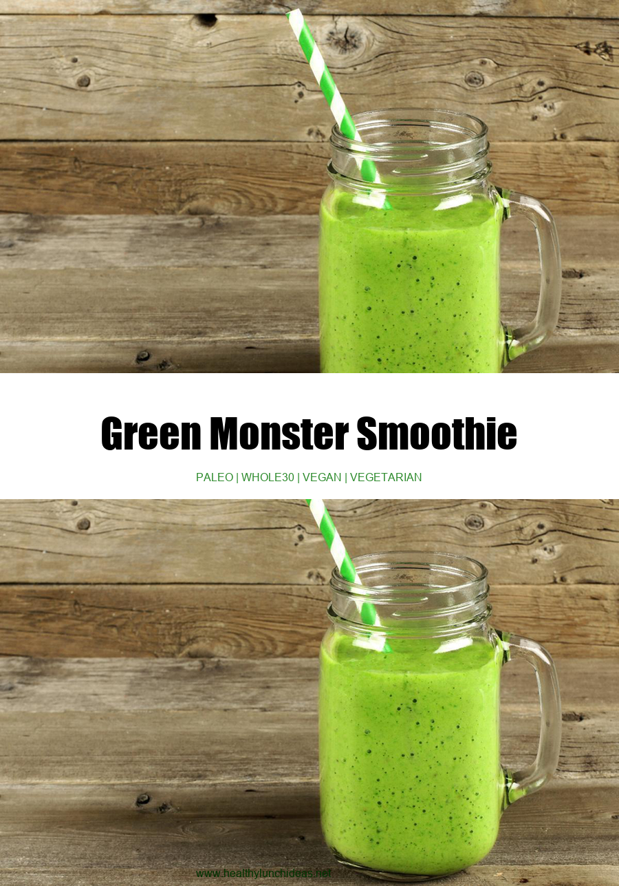 Healthy Recipes: Green Monster Smoothie Recipe